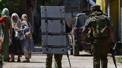 The action against the four is part of a continuing effort started two years ago by the Jammu and Kashmir administration to identify employees linked to terror groups. (HT File Photo: Waseem Andrabi) The action against the four is part of a continuing effort started two years ago by the Jammu and Kashmir administration to identify employees linked to terror groups. (HT File Photo: Waseem Andrabi)