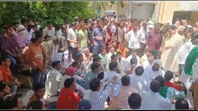 File photo of Tyagi community members holding a meeting. (File photo)