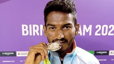 Avinash Sable poses for a photo with a silver medal that he won in the 3000m men's steeplechase event, at the Commonwealth Games (CWG) 2022 (ANI) Avinash Sable poses for a photo with a silver medal that he won in the 3000m men's steeplechase event, at the Commonwealth Games (CWG) 2022 (ANI)