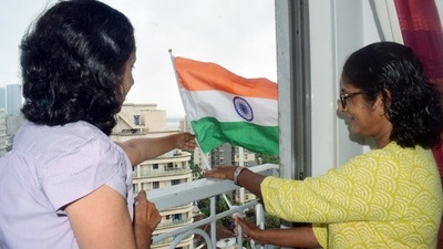 "From August 13 to 15, the Tricolour will be hoisted in every house of India. People from every section of society, every caste and creed are spontaneously joining with only one identity. This is the identity of the conscientious citizen of India," Prime Minister Narendra Modi said. (ANI) "From August 13 to 15, the Tricolour will be hoisted in every house of India. People from every section of society, every caste and creed are spontaneously joining with only one identity. This is the identity of the conscientious citizen of India," Prime Minister Narendra Modi said. (ANI)