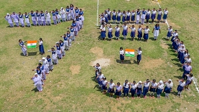 India's current national flag was officially adopted on July 22, 1947, and hoisted on August 15, 1947. (PTI) India's current national flag was officially adopted on July 22, 1947, and hoisted on August 15, 1947. (PTI)