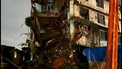A Thane Municipal Corporation official said the building Jayanta Apartment will be demolished. (HT Photo/Praful Gangurde) A Thane Municipal Corporation official said the building Jayanta Apartment will be demolished. (HT Photo/Praful Gangurde)