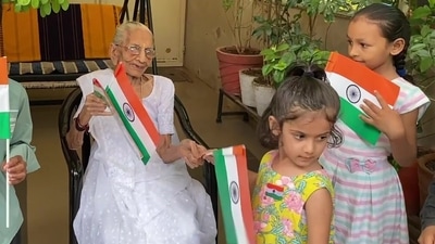 Prime Minister Narendra Modi's mother Heeraben Modi at her Gandhinagar residence. (ANI) Prime Minister Narendra Modi's mother Heeraben Modi at her Gandhinagar residence. (ANI)