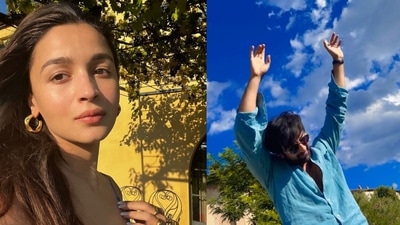 Alia Bhatt and Ranbir Kapoor from their babymoon in Italy. Alia Bhatt and Ranbir Kapoor from their babymoon in Italy.
