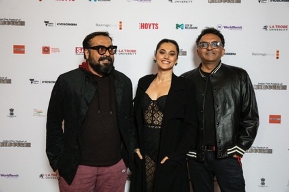 Anurag Kashyap and Taapsee Pannu at IFFM. Anurag Kashyap and Taapsee Pannu at IFFM. 