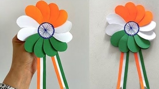 Independence Day 2022 : 5 Amazing tricolour craft ideas kids would love to try.(Pinterest)