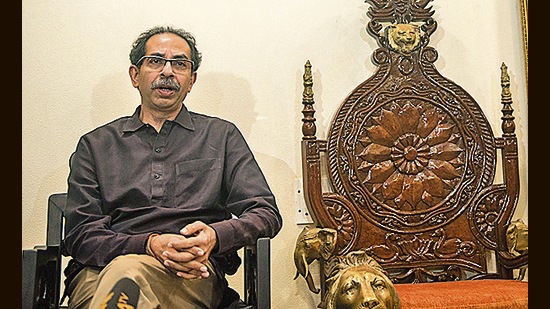 Shiv Sena party chief Uddhav Thackeray (Pratik Chorge/HT PHOTO)
