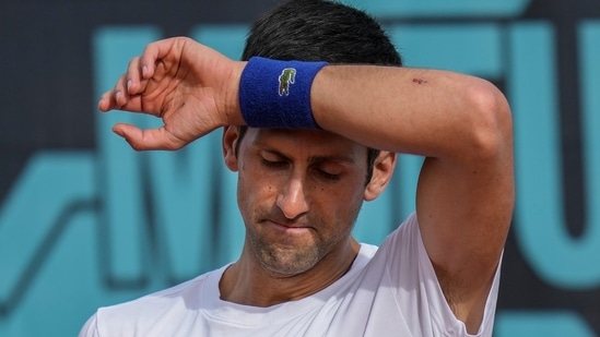 Novak Djokovic, of Serbia(AP)