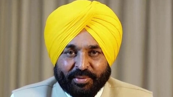 Bhagwant Mann on Saturday tweeted about the ‘One MLA, One Pension’ scheme. (HT File)