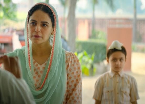 Mona SIngh in a still from Laal Singh Chaddha that featured Aamir Khan in the lead.