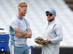 England's Test captain Ben Stokes and head coach Brendon McCullum