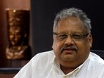 Rakesh Jhunjhunwala, Partner, Rare Enterprises, poses after an interview in Mumbai.