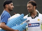 Harbhajan Singh and Shoaib Akhtar