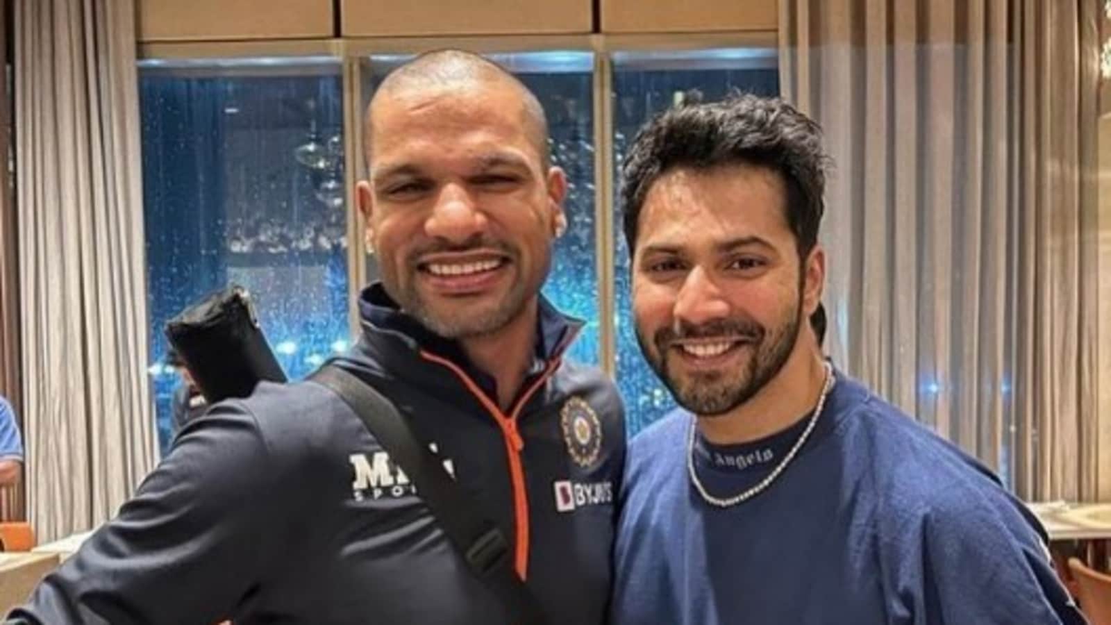 Shikhar Dhawan's cheeky caption on picture with Varun Dhawan wins ...