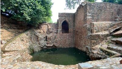 The 14th-century baoli located in MCD’s Hindu Rao hospital was built by Feroz Shah Tughlaq-I and was the only source of water for the British officers and soldiers during the revolt of 1857, the SPA study says. (HT Archive) The 14th-century baoli located in MCD’s Hindu Rao hospital was built by Feroz Shah Tughlaq-I and was the only source of water for the British officers and soldiers during the revolt of 1857, the SPA study says. (HT Archive)