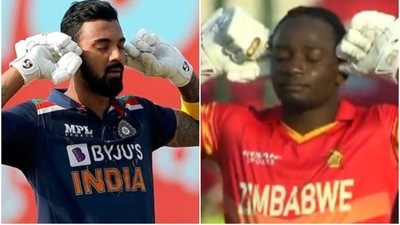 KL Rahul and Innocent Kaia KL Rahul and Innocent Kaia
