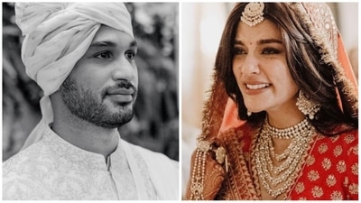 Arjun Kanungo and Carla Dennis during their wedding ceremonies. Arjun Kanungo and Carla Dennis during their wedding ceremonies.