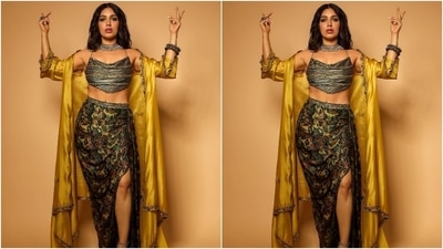 On Saturday, Bhumi took to her Instagram page to drop pictures from a photoshoot. The star looked like a total bombshell and struck stunning poses for the camera while dressed in a printed ensemble. She wore the look to promote her film Raksha Bandhan. It was released on August 11. (Instagram) On Saturday, Bhumi took to her Instagram page to drop pictures from a photoshoot. The star looked like a total bombshell and struck stunning poses for the camera while dressed in a printed ensemble. She wore the look to promote her film Raksha Bandhan. It was released on August 11. (Instagram)