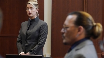 Amber Heard filed for divorce with Johnny Depp in 2016. (AP)