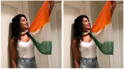 Scarf it up like Priyanka Chopra. If you are bored with traditional kurtas or dress try something new this Independence Day. Pair a tricolour scarf or dupatta with a chick denim and classic white T-shirt. This outfit will surely turn heads. (Instagram) Scarf it up like Priyanka Chopra. If you are bored with traditional kurtas or dress try something new this Independence Day. Pair a tricolour scarf or dupatta with a chick denim and classic white T-shirt. This outfit will surely turn heads. (Instagram)