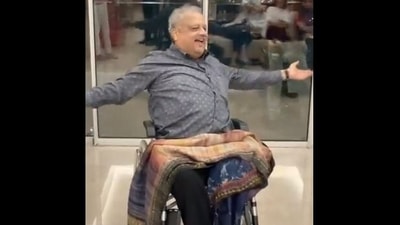 Screenshot from the 2021's video of Rakesh Jhunjhunwala which has gone viral now.&nbsp;