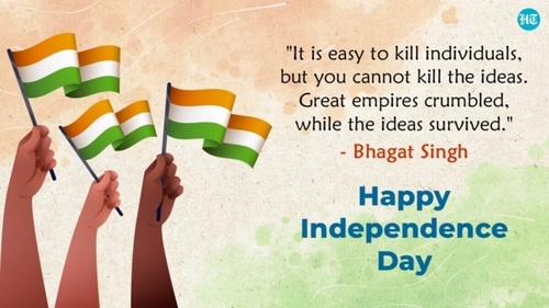 Independence Day is marked with the hoisting of the tricolour, parades, cultural events, and citizens singing patriotic songs. (HT Photo) Independence Day is marked with the hoisting of the tricolour, parades, cultural events, and citizens singing patriotic songs. (HT Photo)
