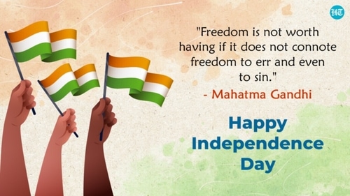 The Indian Independence movement began during World War I and was led by Mohandas Karamchand Gandhi. (HT Photo) The Indian Independence movement began during World War I and was led by Mohandas Karamchand Gandhi. (HT Photo)