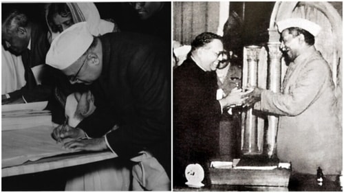 The Constitution was written by India’s finest minds, led by BR Ambedkar, with the Constituent Assembly sitting for 11 sessions, and 167 days over 2 years and 11 months. The Constitution was written by India’s finest minds, led by BR Ambedkar, with the Constituent Assembly sitting for 11 sessions, and 167 days over 2 years and 11 months.
