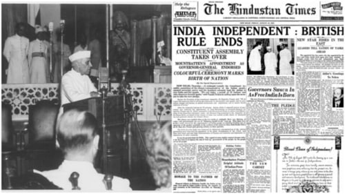 At the stroke of the midnight hour on August 15, 1947, India awoke to life and freedom. At the stroke of the midnight hour on August 15, 1947, India awoke to life and freedom.