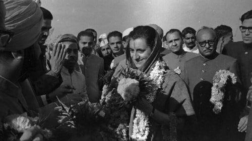Indira Gandhi, the daughter of Jawaharlal Nehru, defeated Morarji Desai in party elections to succeed Shastri as PM Indira Gandhi, the daughter of Jawaharlal Nehru, defeated Morarji Desai in party elections to succeed Shastri as PM