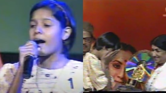 Sunidhi Chauhan performed in front of Lata Mangeshkar at the age of 13.