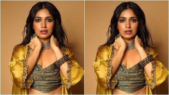 Additionally, Bhumi displayed her toned midriff in the scarf top, gaining compliments from netizens, including Rhea Chakraborty. The star wrote, "And abs of steel." Another user wrote, "Gorgeousnessss [heart and fire emojis]." Many dropped different emoticons to compliment the star.(Instagram)