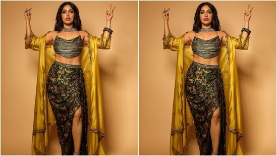 On Saturday, Bhumi took to her Instagram page to drop pictures from a photoshoot. The star looked like a total bombshell and struck stunning poses for the camera while dressed in a printed ensemble. She wore the look to promote her film Raksha Bandhan. It was released on August 11.(Instagram)