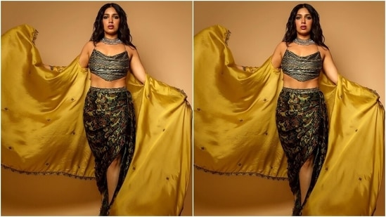 The scarf top is a perfect pick for a party look. You can amp it up for the wedding season by pairing it with a lehenga and heavy jewellery pieces, or tone it down for date nights by wearing denim jeans and stilettos.&nbsp;(Instagram)