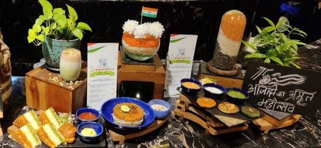 A multiplex in the state capital has come up with a special menu. A multiplex in the state capital has come up with a special menu.