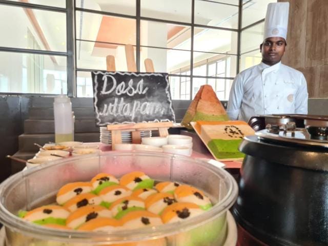 Delicacies in Tricolour theme. Delicacies in Tricolour theme.