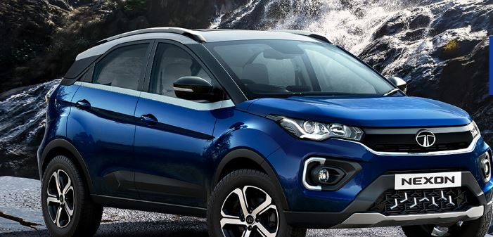 Nexon starts at  ₹7.59 lakh (ex-showroom) and goes up to  ₹13.9 lakh (ex-showroom). (Tata Motors website)