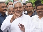 Bihar CM Nitish Kumar &nbsp;(Santosh Kumar/HT Photo)