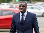 Manchester City footballer Benjamin Mendy arrives at Chester Crown Court in Chester, England.(AP) Manchester City footballer Benjamin Mendy arrives at Chester Crown Court in Chester, England.(AP)