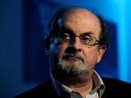 Indian-British author Salman Rushdie.