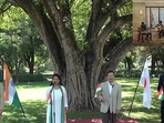 A joint performance by Indians and Japanese at the Japan Embassy in India.