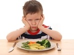 Food presented attractively- neatly arranged, separated into compartments and colourful will tickle a child's senses.