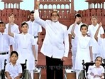 Amitabh Bachchan shares a video on India's 75 years of independence.