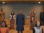 Rousing video of Grammy winner Ricky Kej, refugees singing India national anthem