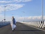 There has been a huge infrastructure boost in the region with many engineering marvels such as the Bogibeel Bridge, India’s longest rail-cum-road bridge. (PTI File Photo) There has been a huge infrastructure boost in the region with many engineering marvels such as the Bogibeel Bridge, India’s longest rail-cum-road bridge. (PTI File Photo)