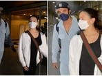 Pregnant Alia Bhatt with Ranbir Kapoor aces casual airport fashion game like a pro as they return from babymoon Pregnant Alia Bhatt with Ranbir Kapoor aces casual airport fashion game like a pro as they return from babymoon 