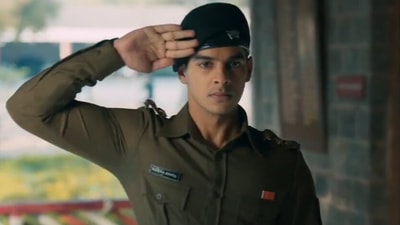 Ishaan Khatter as Captain Balram Singh Mehta in Pippa.