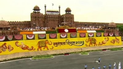 India Independence Day: PM Modi is set to address the country. ((Doordarshan) ) India Independence Day: PM Modi is set to address the country. ((Doordarshan) )