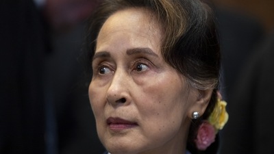 A Myanmar court convicted Suu Kyi in more corruption cases on Monday, Aug. 15, 2022, adding six years to prison sentence. (File) (AP) A Myanmar court convicted Suu Kyi in more corruption cases on Monday, Aug. 15, 2022, adding six years to prison sentence. (File) (AP)