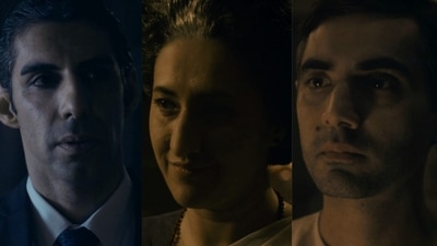 Jim Sarbh, Charu Shankar, and Ishwak Singh in stills from Rocket Boys 2 teaser. Jim Sarbh, Charu Shankar, and Ishwak Singh in stills from Rocket Boys 2 teaser.